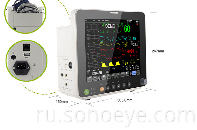 Multi parameter monitor system